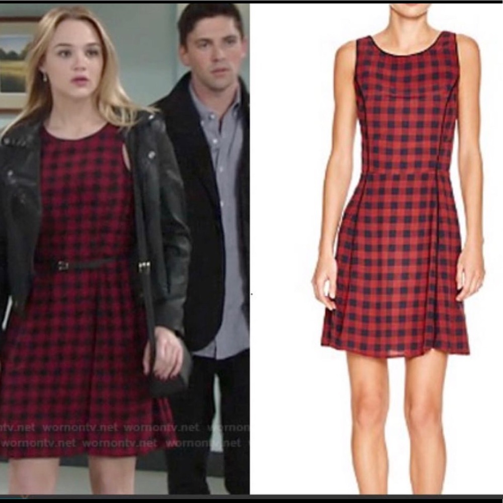 Sanctuary plaid dress size small